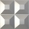 Ekena Millwork 19 5/8in. W x 19 5/8in. H Foster EnduraWall Decorative 3D Wall Panel Covers 2.67 Sq. Ft. WP20X20FOCST - alternate 1